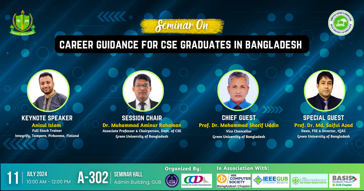 Seminar on "Career Guidance for CSE Graduates in Bangladesh"