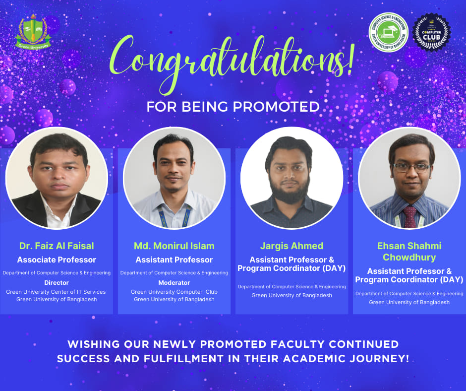 Congratulations to Our Promoted Faculty Members!
