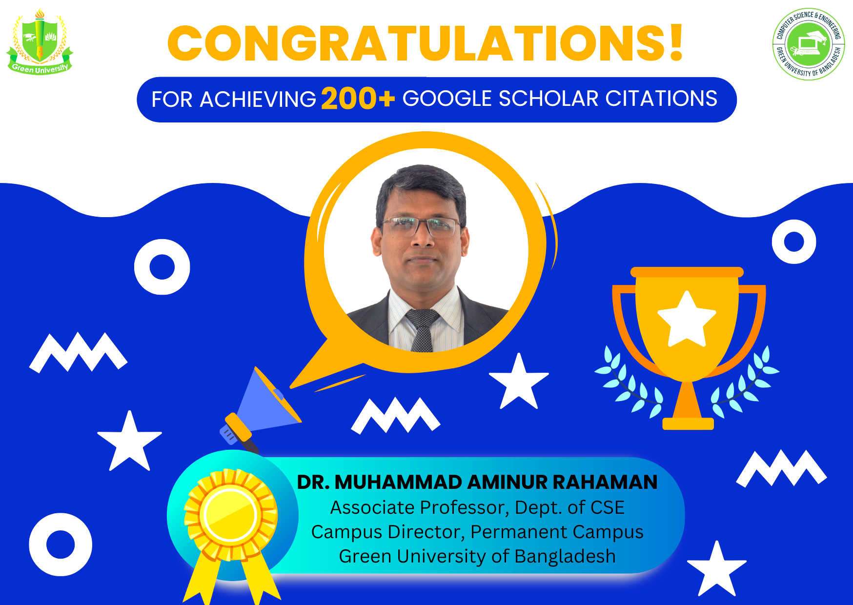 Dr. Muhammad Aminur Rahaman Surpasses 200 Citations on Google Scholar!