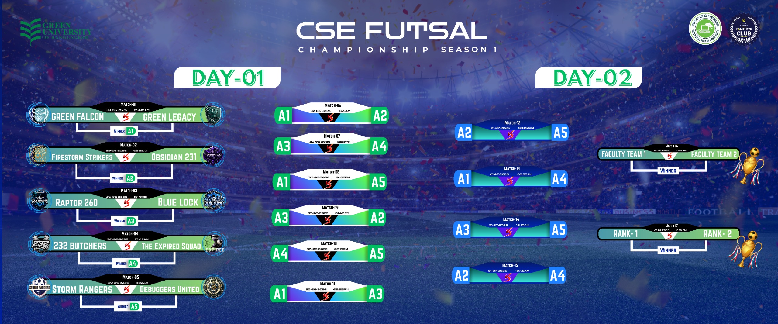 CSE Futsal Championship 2026: Opening Ceremony & Trophy Unveiling