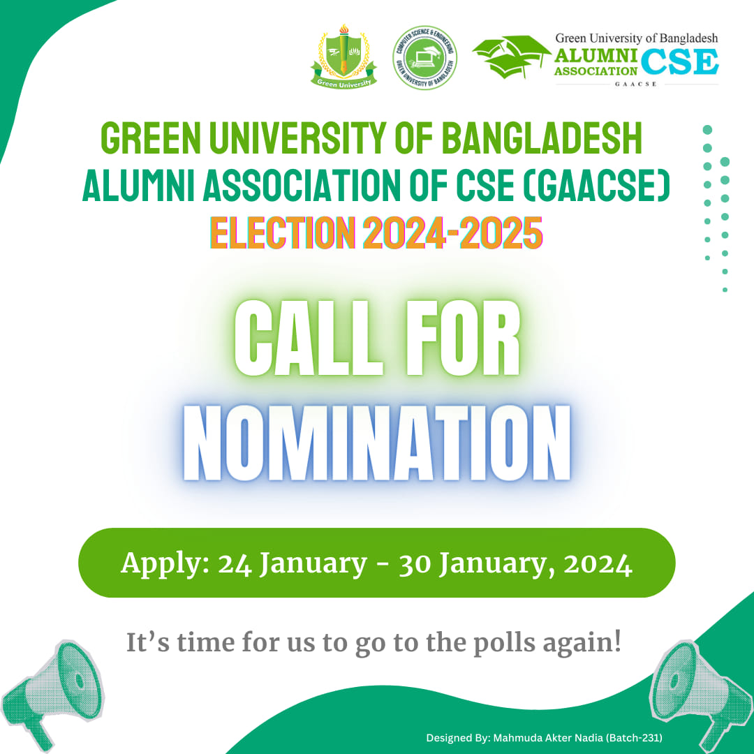 GAACSE Election 2024-2025: Call for Nominations!