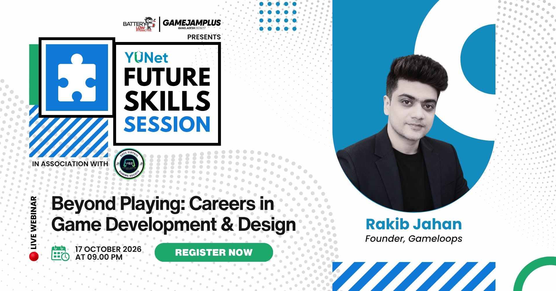 YUNet Future Skills Session on Careers in Game Development & Design Successfully Conducted