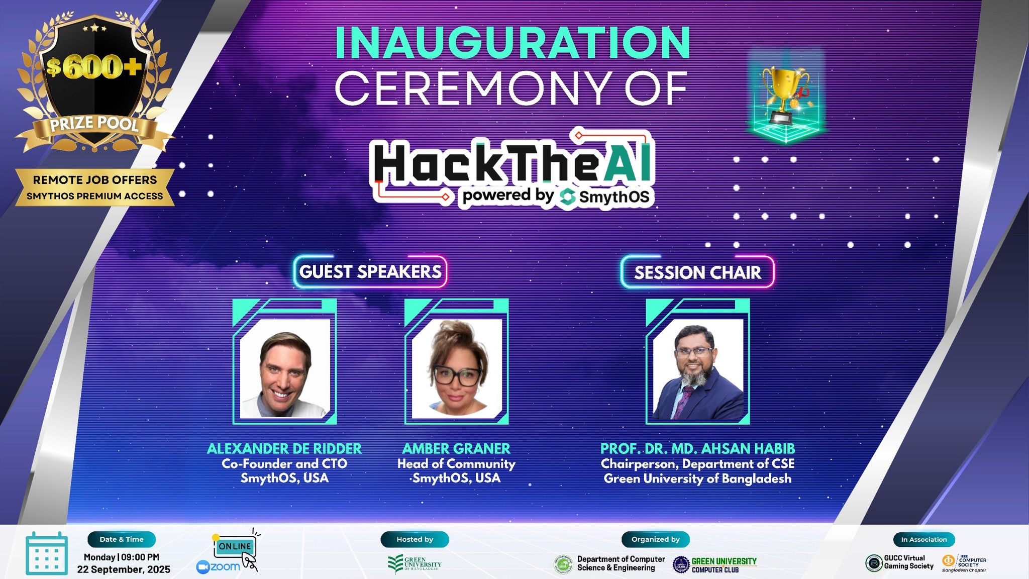 Inauguration Ceremony of HackTheAI powered by SmythOS