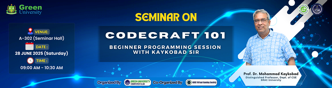 Upcoming Event: CodeCraft 101