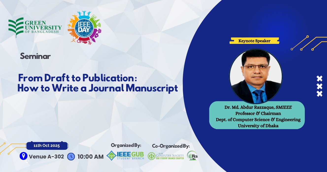 From Draft to Publication - How to Write a Journal Manuscript