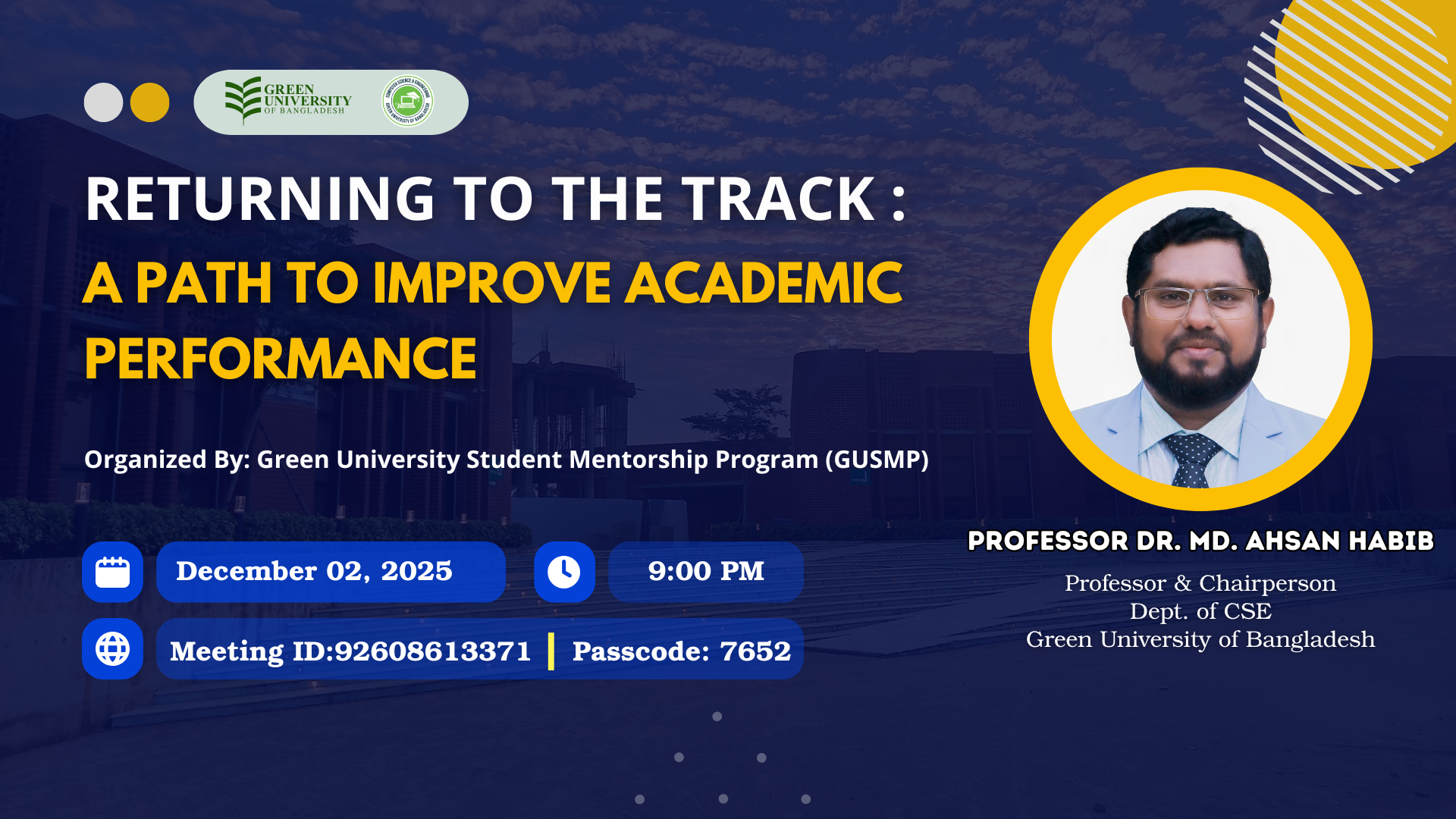 Returning to The Track: A Path to Improve Academic Performance