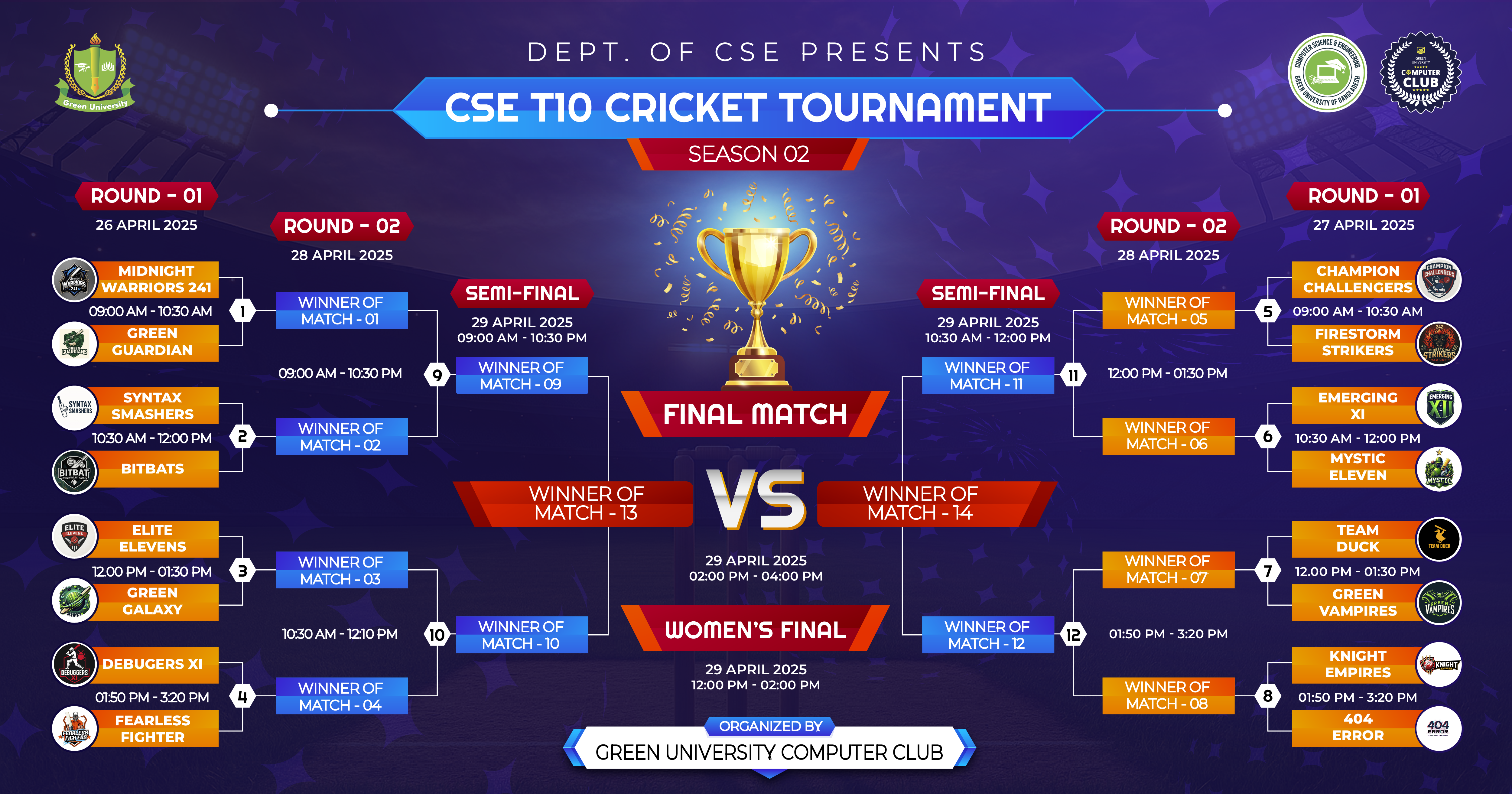 CSE T10 Cricket Tournament